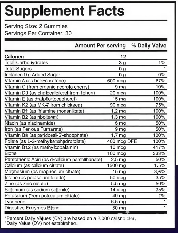 Men Multivitamin Gummies